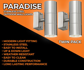 Coach Wall Lights Twin-Pack 2 Spot Light. Up and Down Outdoor light