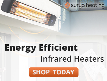 Save Money With Energy Efficient Infrared Heaters at Surya Heating Today