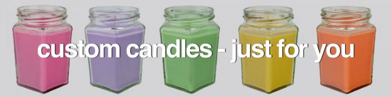 Wickman and Co Soy Candles and Melts - Custom Candles Banner