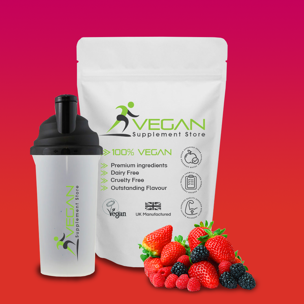Vegan Supplement Store Red Fruits Pre Workout Powder