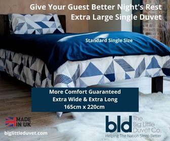 Extra large single duvet I Long single duvet I Big single duvet