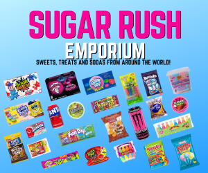 Shop at Sugar Rush Emporium for al your American candies and snacks!