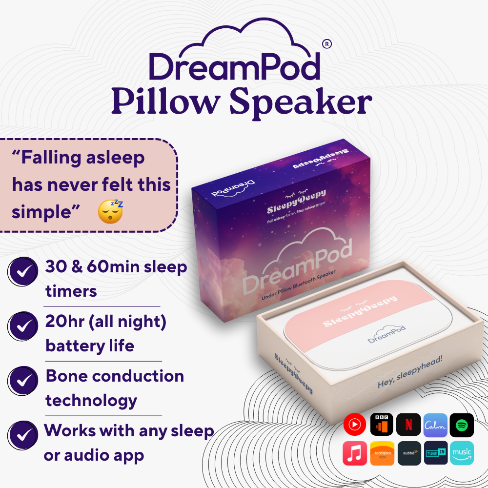 SleepyDeepy DreamPod Pillow speaker