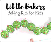 Baking kits designed especially for kids, teaching them how to bake properly