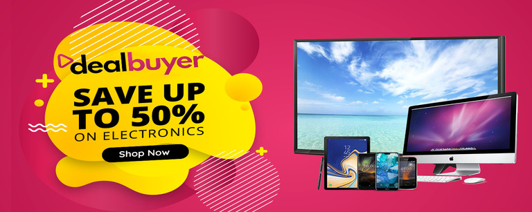 Save up to 50% on electronics