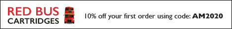 Red Bus Cartridges 10% discount offer for remanufactured toners
