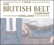 Handcrafted in England leather mens and ladies belts, small leather goods, braces, bags and gifting accessories using finest Italian leathers. Made in Britain