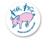 Pink Pig Animated Sketchbook GIF for web button