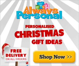 AlwaysPersonal.co.uk - Personalised Christmas Gifts with Free Delivery