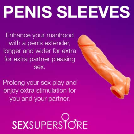 Penis sleeve extensions