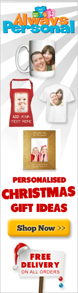 Always Personal - Personalised Christmas Gifts with Free Delivery